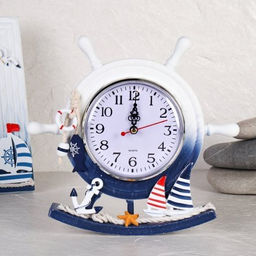 Часы настольные Штурвал 21х23 см / K904AB /уп 48/ - Галеонтрейд фото 3