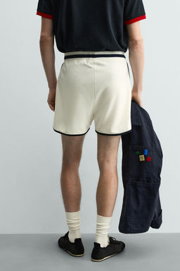 BERMUDA RELAXED FIT CINTUR?N / Beige oscuro - Zara фото 4