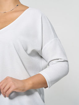 Джемпер 0057-9 белый бриллиант