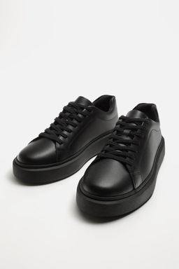 CHUNKY LEATHER SNEAKERS - Zara фото 10