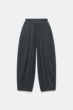 BALLOON RIBBED TROUSERS - Zara фото 7