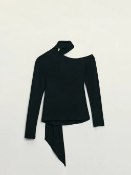 Лонгслив с шарфом / Zarina