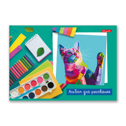 Светоч Альбом для рисования 100 г/м2 A4 29 х 20.5 см 24 л. на скобе 20 шт. 24АЛСК4_000209 Моё творчество