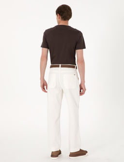 Ekru Loose Fit Jean Pantolon - Pierre cardin фото 4