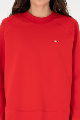 Женский красный свитшот Неожиданная скидка в корзине - U.s. polo assn фото 6