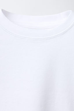 BASIC CROPPED T-SHIRT - Zara фото 3