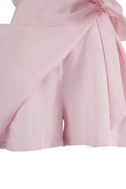 More Sustainable Pembe Baglama Detayl? Mini Dokuma Tulum TWOSS26TU00028 - Trendyolmilla фото 2