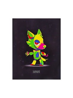 Набор предметных тетрадей Calligrata «Неоновые звери», 10 предметов, 48 листов, со справочным материалом, обложка из мелованного картона, неоновая...