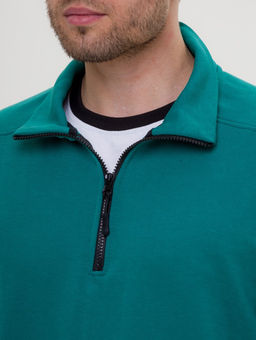 325П Костюм мужской со свитшотом, изумруд - Knitka wear фото 8