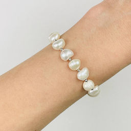 Браслет регулируемый из Жемчуга от 16 см