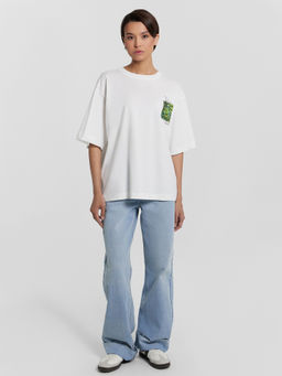 Футболка женская белая с принтом Пейзаж, И. Машков - Mark formelle фото 5