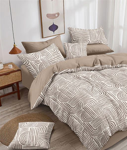 Постельное белье поплин люкс - Цериус 1.5 сп. (нав.70х70)