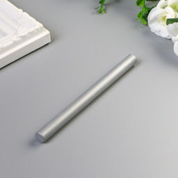 Цена за 10 шт. Сургуч для печати стержень «Серебристый», блеск, 13.2×1.1 см