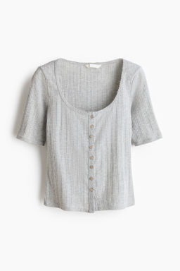 Top en punto pointelle - H&m фото 3