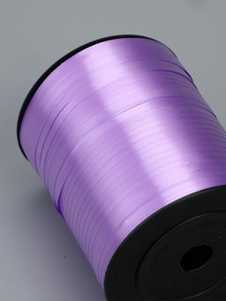 Лента для декора, подарков и шаров, сиреневый, 0.5 см × 500 м