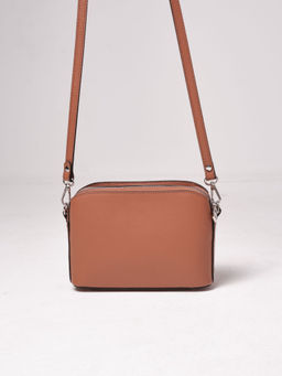 Сумка на плечо кросс-боди Deboro 30848 коричневый камень