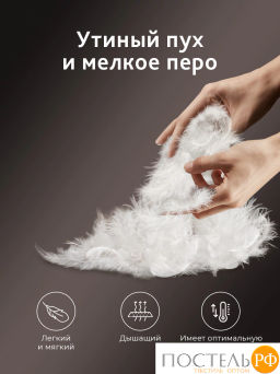 Одеяло CASSIA СИНТИ хл/пух/микроволокно; 1300 г  фото 3