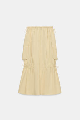 ZW COLLECTION CARGO MIDI SKIRT - Zara фото 8