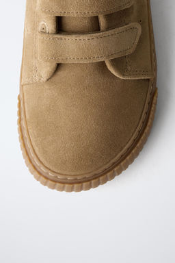 SPLIT SUEDE BAREFOOT TRAINERS