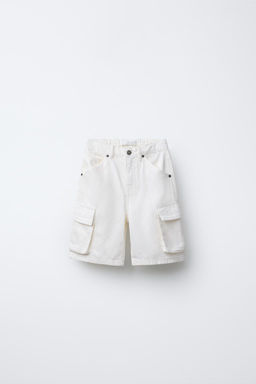 DENIM BERMUDAS WITH POCKETS
