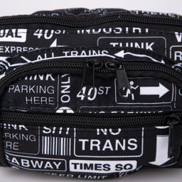 Сумка поясная на молнии, наружный карман, цвет чёрный - Nazamok фото 6