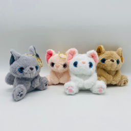 Мягкая игрушка брелок Котенок сидячий 13 см в ассортименте