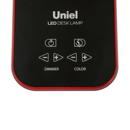 TLD-515 Red/9W/Светильник настольный/LED/900Lm/6 режимов в диапазоне 2700-6400K/С диммером/Цвет-красный