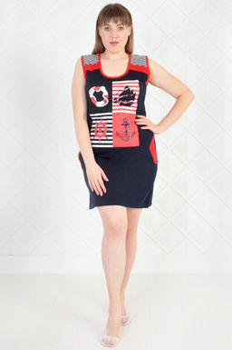 Арт. 9020 Туника женская 42-54 (7 шт) Цвет:ассоррти