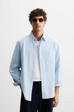 TEXTURED OXFORD SHIRT - Zara фото 2