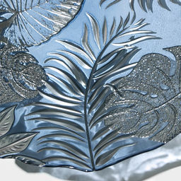 Салатник Арабис, 2.3 л, d=33 см, стекло, голубой - Simaland фото 7