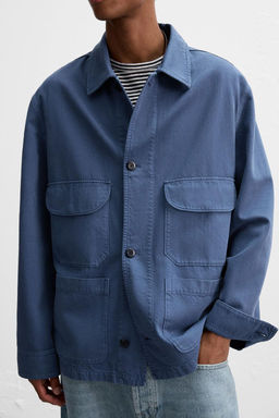WASHED POCKET JACKET - Zara фото 5