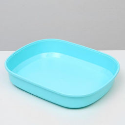 Туалет закрытый с совком, 47 х 40 х 39 см, бело-голубой - Пижон фото 8