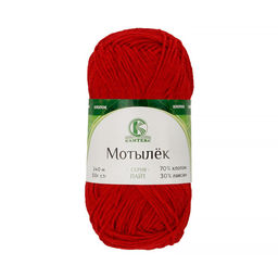 Мотылек пряжа Россия КТ 70%хлопок 30%лавсан 5х50г/140м
