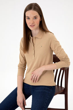 Kad_n Kum Basic Polo Yaka Sweatsh_rt