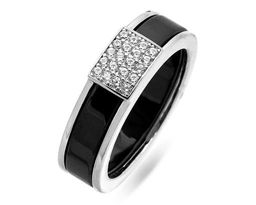 Кольцо из серебра керамика, МКВ63