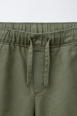 BERMUDA SARGA CARGO FLUIDA / Verde - Zara фото 3