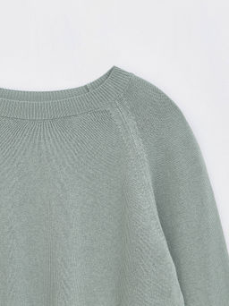 CONTE Джемпер из пряжи с хлопком и модалом LDK 139 smoke green
