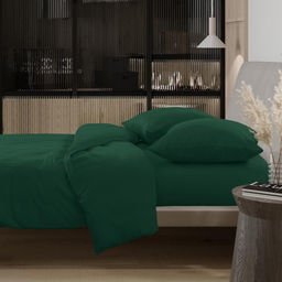 КПБ евро перкаль Актив "Wenge" (50х70) рис. 86407-9 Malachite