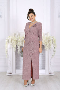 Платье Ninele 7515 пудра  фото 4