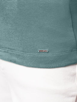 VILATTE / Футболка из премиального хлопка с эластаном  фото 13