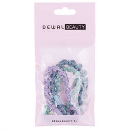 Резинки для волос, цвет сиреневый/мятный/серо-синий (3шт.) DEWAL BEAUTY DBR3325  фото 2