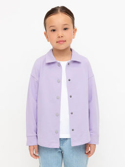КР 302677/пастельно-лиловый рубашка для дев