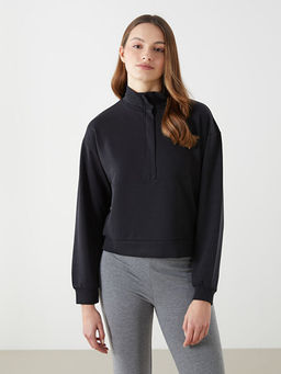 Dik Yaka Kad?n Sweatshirt