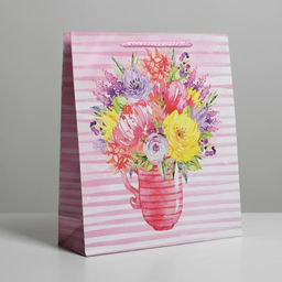 Пакет ламинированный With Love, ML 21 х 25 х 8 см