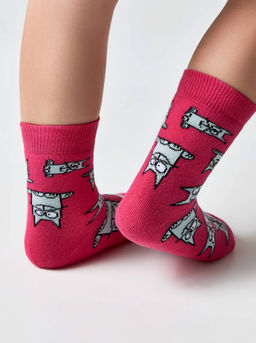 Цена за 2 пары. Носки Теплые CONTE-KIDS Носки детские махровые SOF-TIKI Cats - Conte elegant фото 3