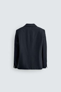 STRIPED FLANNEL BLAZER - Zara фото 7