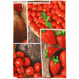 "Урожай" Скатерть 240х145см, длина стола до 200см, на 10-12 персон, хлопок "Премиум" 186г/м2, "Домашняя мода" (Россия)