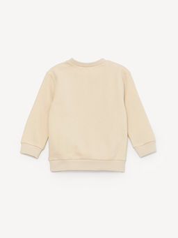 Bisiklet Yaka Uzun Kollu Bask?l? Erkek Bebek Sweatshirt ve E?ofman Alt? 2li Tak?m - Waikiki фото 3