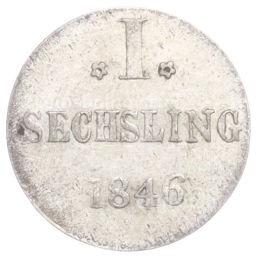 1 сешлинг 1846 года Гамбург