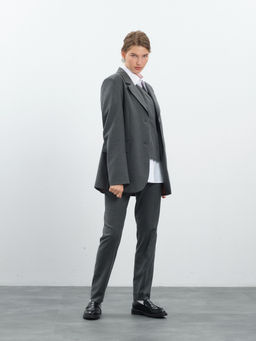 Серые зауженные брюки virele